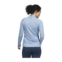 W Layer Mock Langarm Hellblau