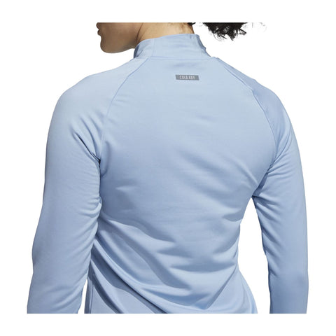 W Layer Mock Langarm Hellblau