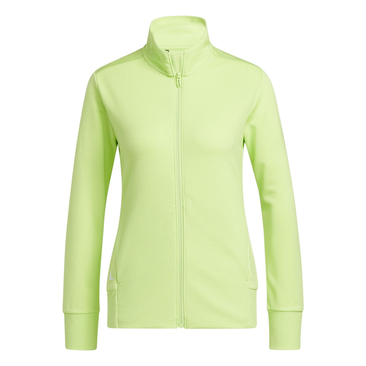 Adidas W Texture Full Zip Jacke Pulse Lime Damen