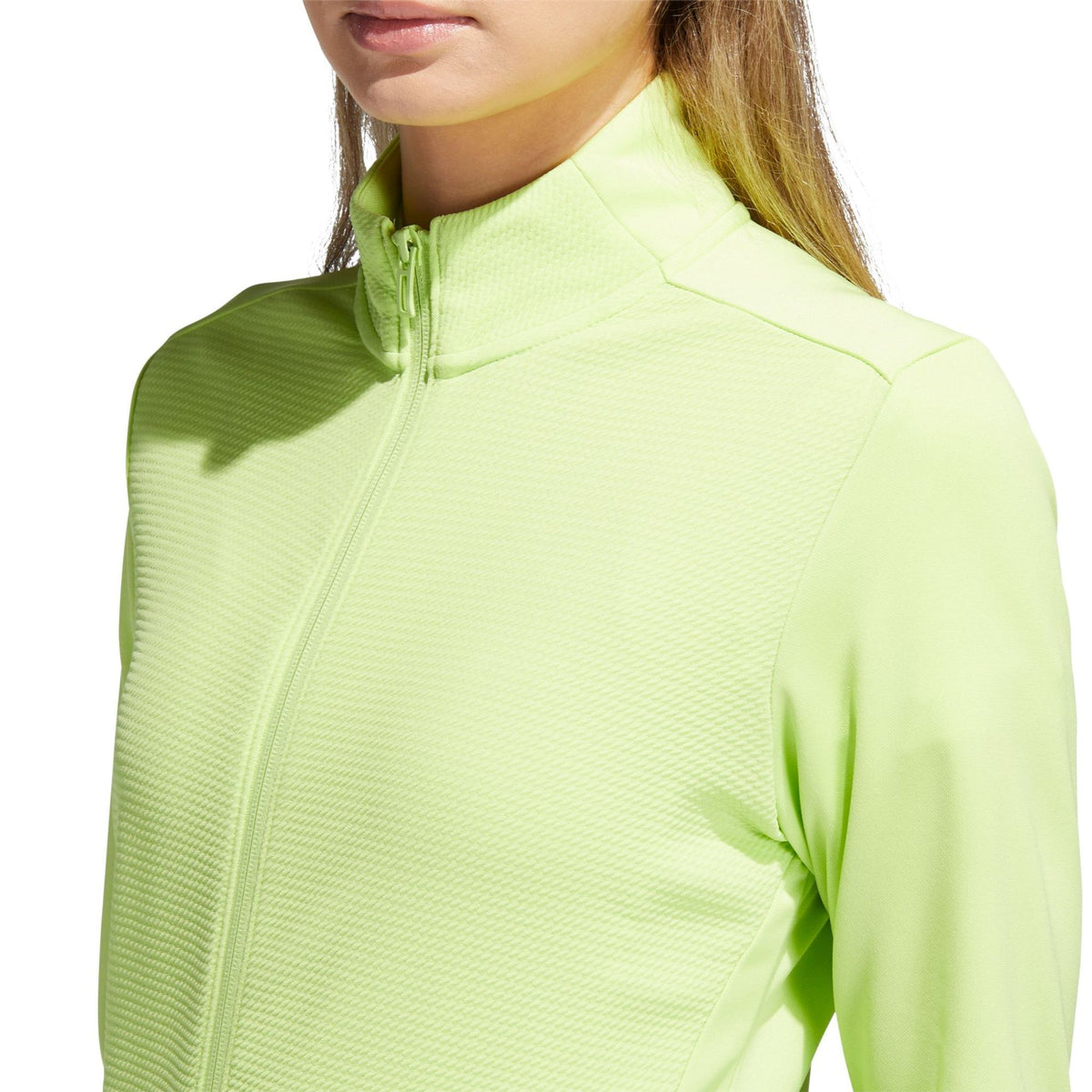 Adidas W Texture Full Zip Jacke Pulse Lime Damen