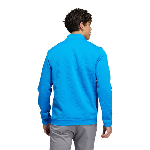 M Durable Water-Repellent 1/4 Zip Pullover Blue Ru Herren