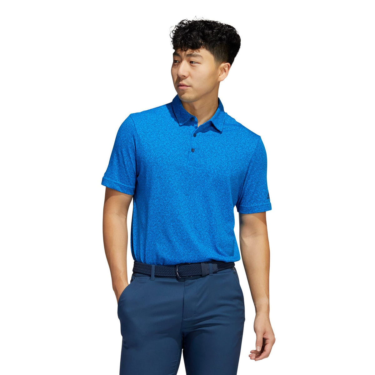 M Polo Abstract Print Blue Rush/Crew Navy