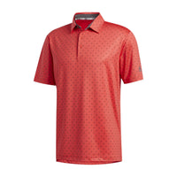 Ultimate365 Badge of Sort Polo Coral/Grey