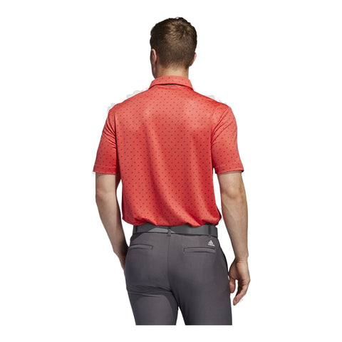 Ultimate365 Badge of Sort Polo Coral/Grey Herren