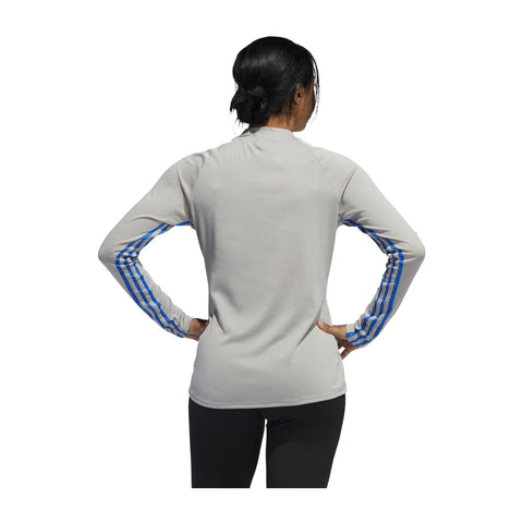 W Layer UPF Three Stripe Micro Mock Grau