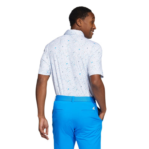M Polo Flag Print Blue Rush/Semi Mint Rush/Crew Na