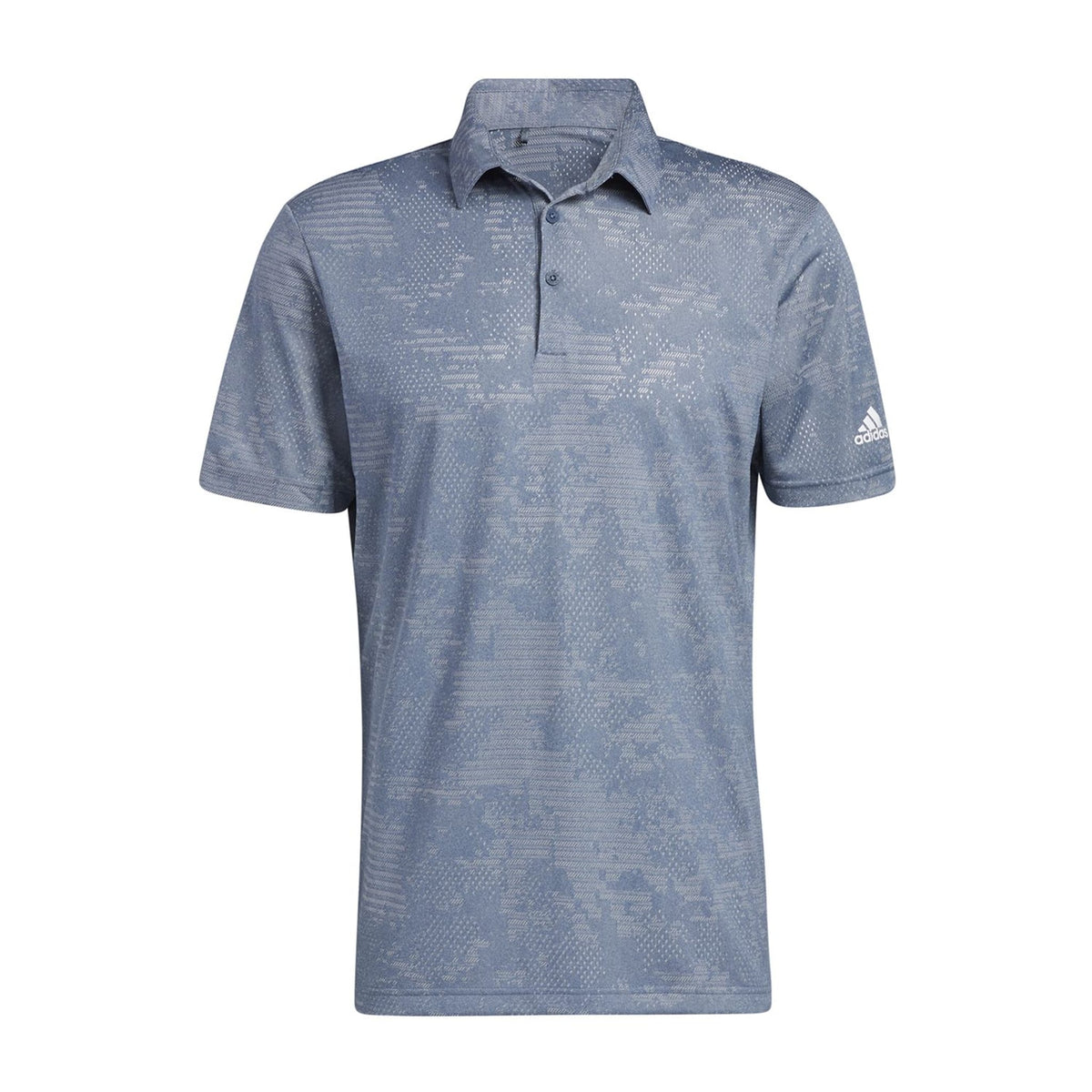 Camo SS Polo Navy/Grau