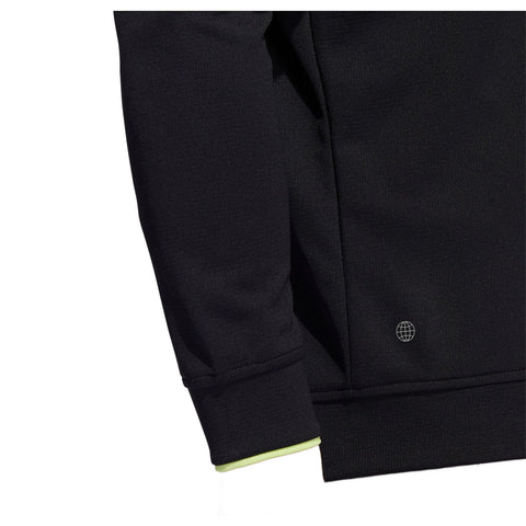M Quarter Zip Pullover UPF Schwarz/Pulse Lime Herren