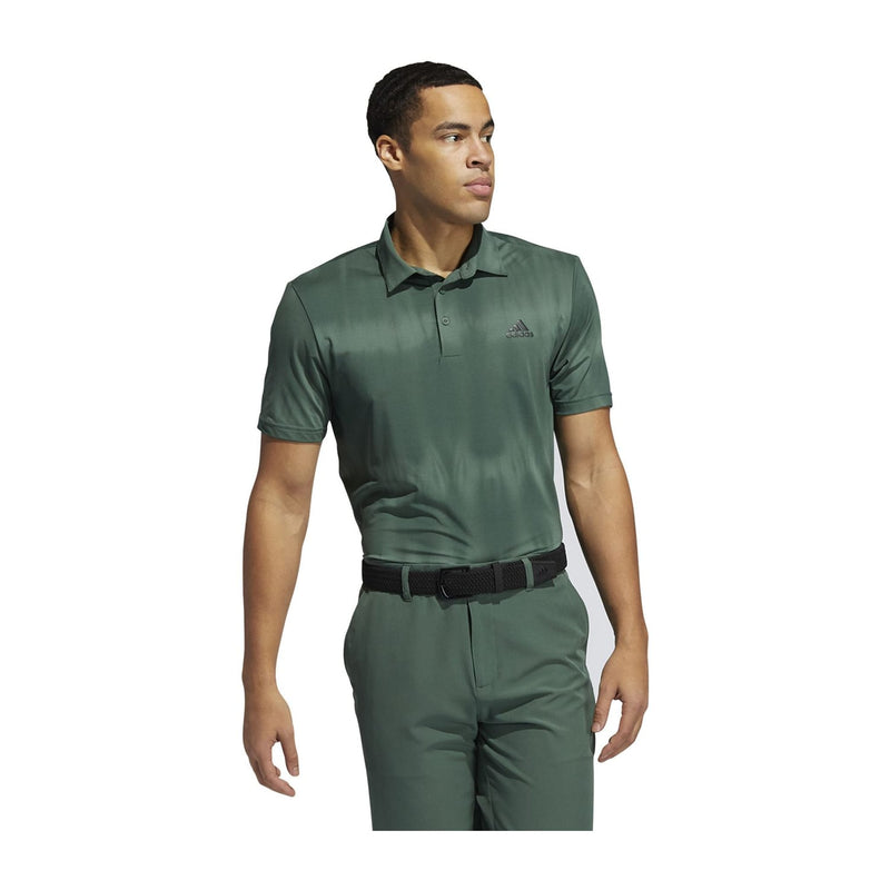 Novelty Dye SS Polo Grün/Grau