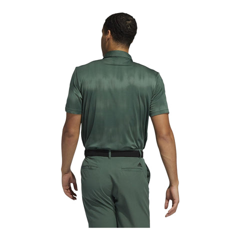 Novelty Dye SS Polo Grün/Grau Herren