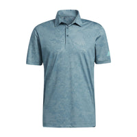 Camo SS Polo Teal/Mint