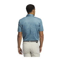 Camo SS Polo Teal/Mint