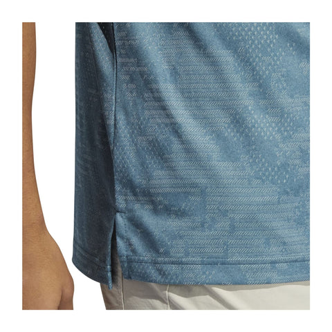 Camo SS Polo Teal/Mint