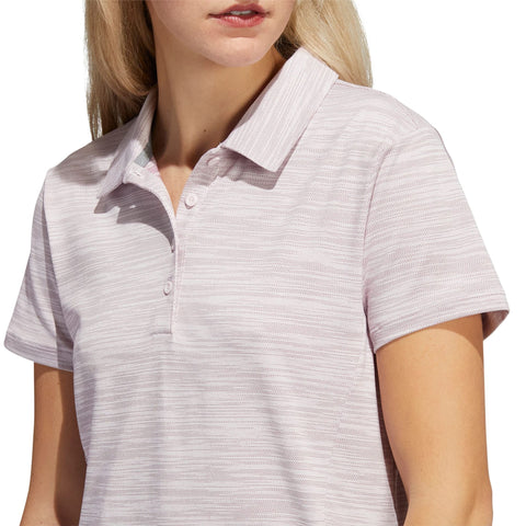 W Polo Spacedye Almost Pink/Legacy Burgundy