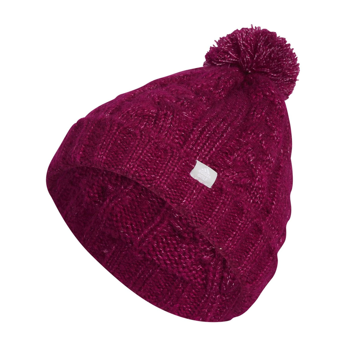 W Pom Beanie Power Berry