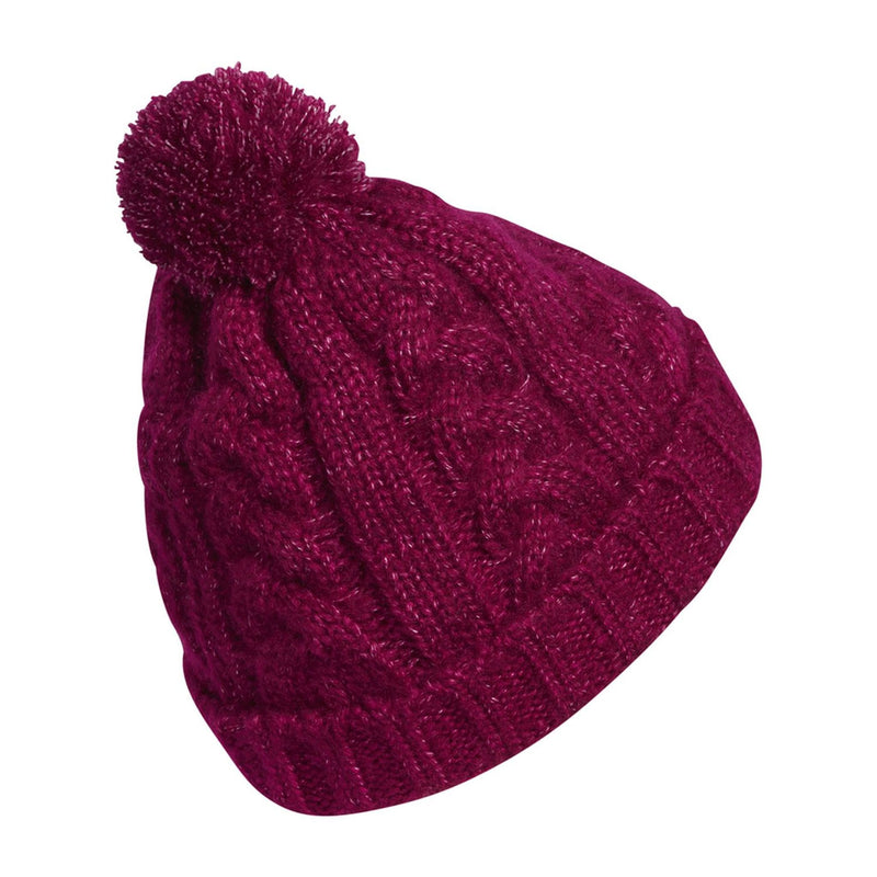 Adidas W Pom Beanie Power Berry Damen