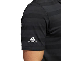M Polo Two Colour Stripe Schwarz/Grey Six