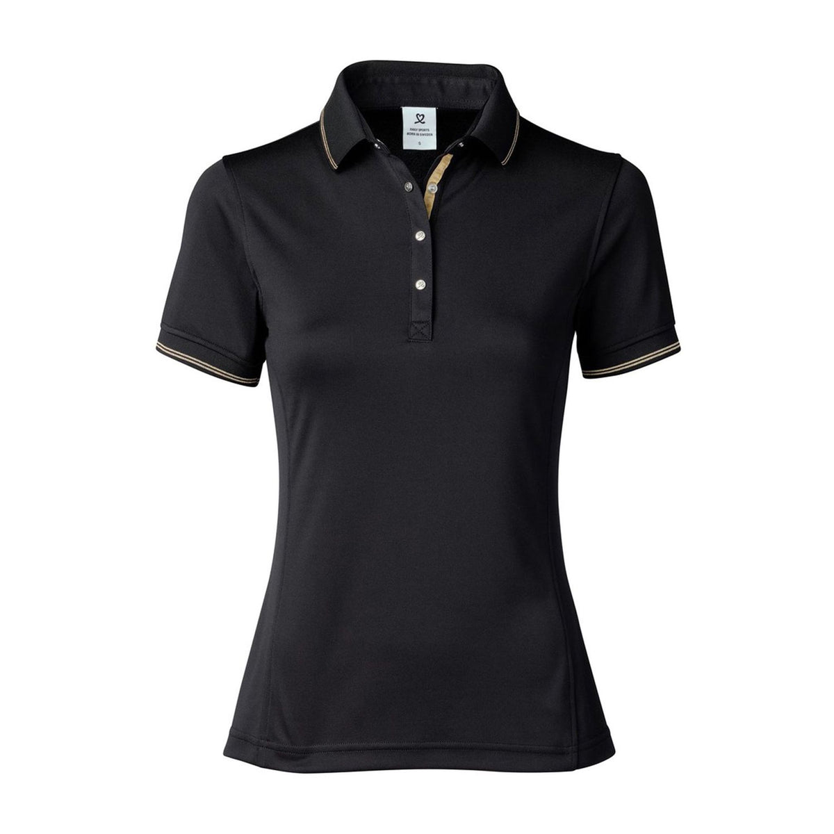 Daily Sports Nyx Damen Polo Schwarz Damen