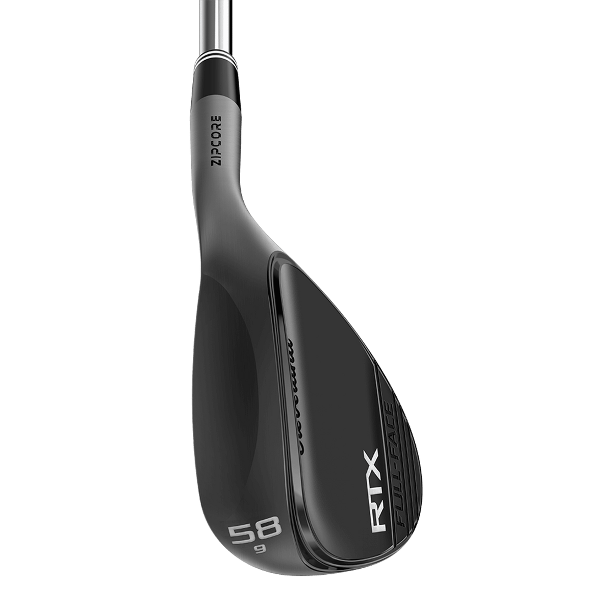 RTX Zipcore Full Face Black Satin Wedge