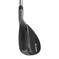 RTX Zipcore Full Face Black Satin Wedge