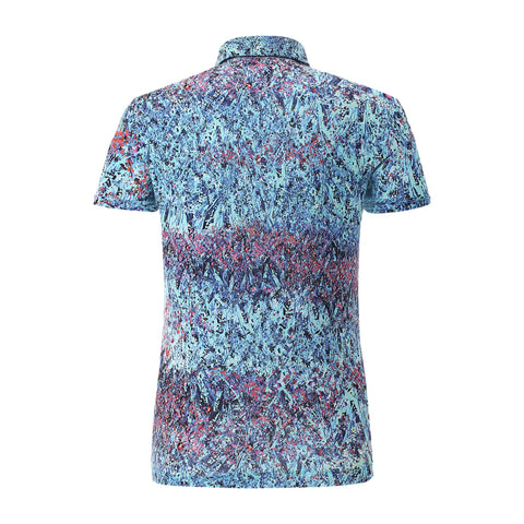 Polo Alberobello W Blau Pink Damen