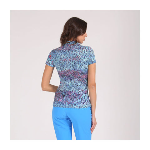 Polo Alberobello W Blau Pink