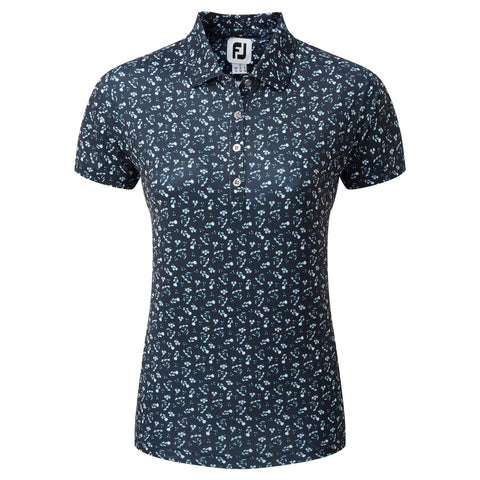 Floral Print Poloshirt Damen