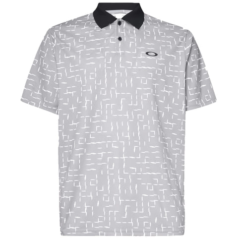 Divisional Print Geometric Polo