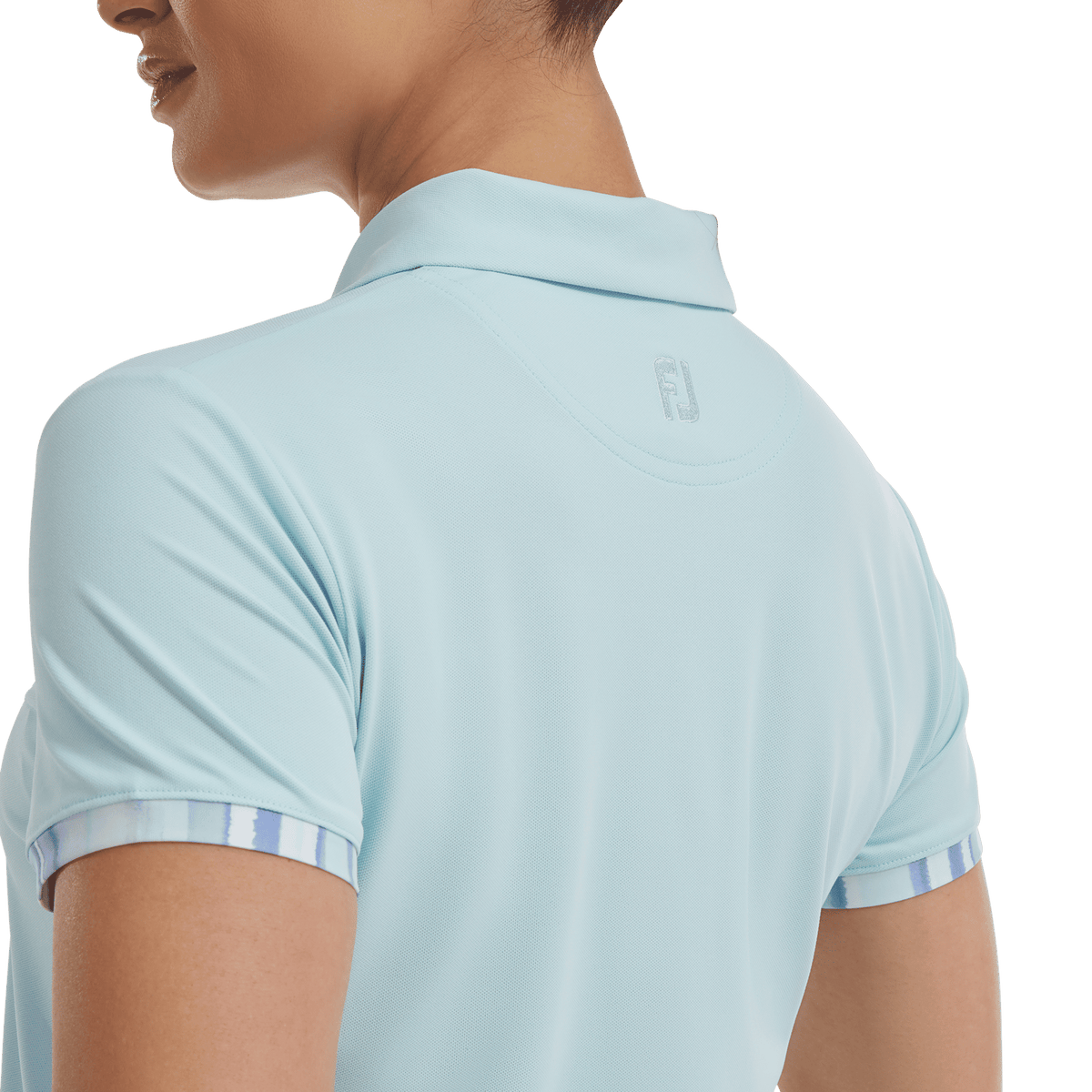 Footjoy Polo Watercolour Trim Pique Damen