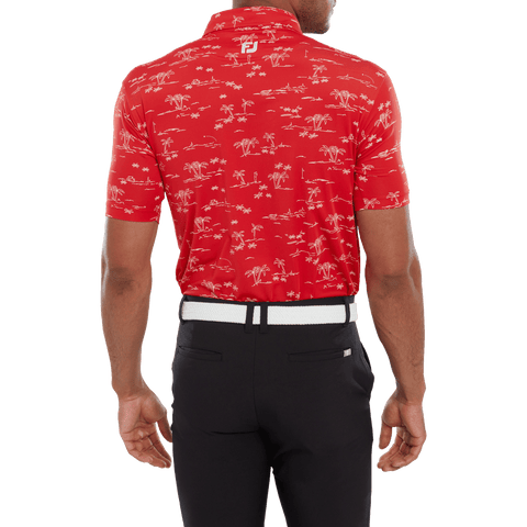 Tropic Golf Print Polo