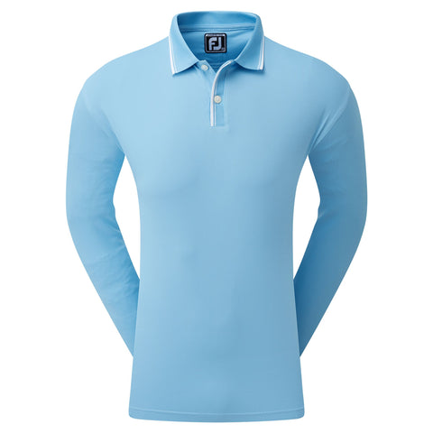 Lightweight Sun Protection Langarm-Polo Herren