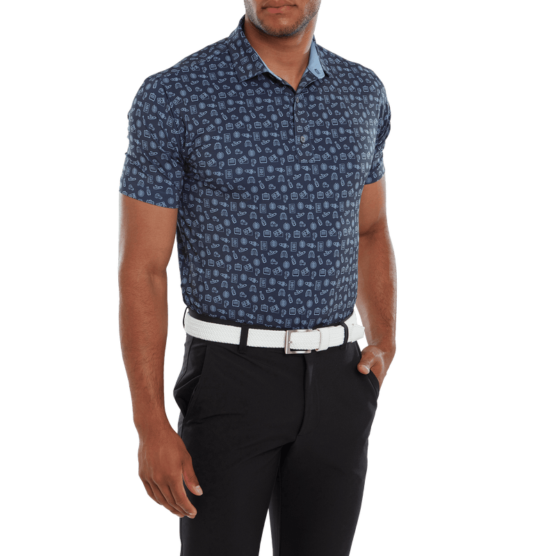 Travel Print Polo