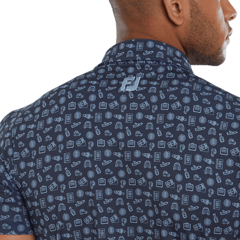 Travel Print Polo