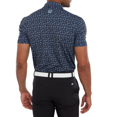 Travel Print Polo Herren