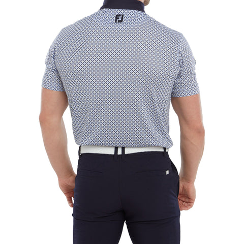 Circle Print Poloshirt Herren