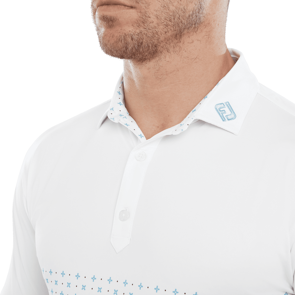 Engineered Foulard Polo