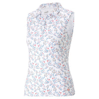 Girls Mattr Micro Floral Poloshirt