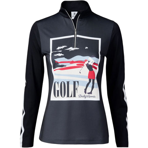 Britt Golf Polo Half Neck Damen