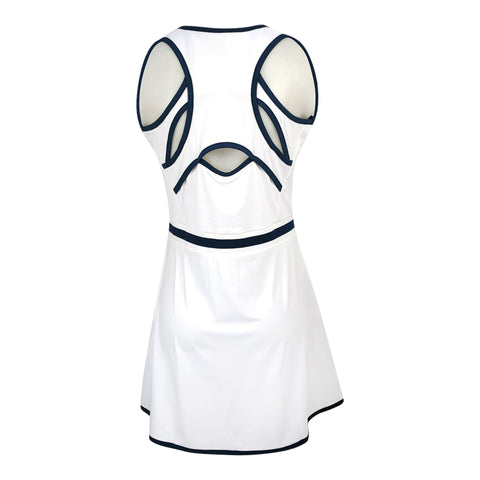 V-Neck Golfkleid aermellos Damen