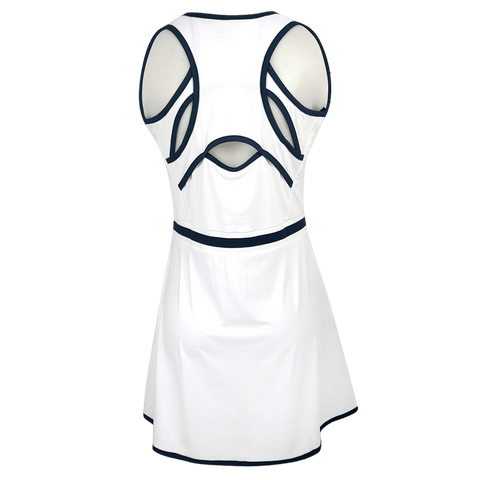V-Neck Golfkleid aermellos