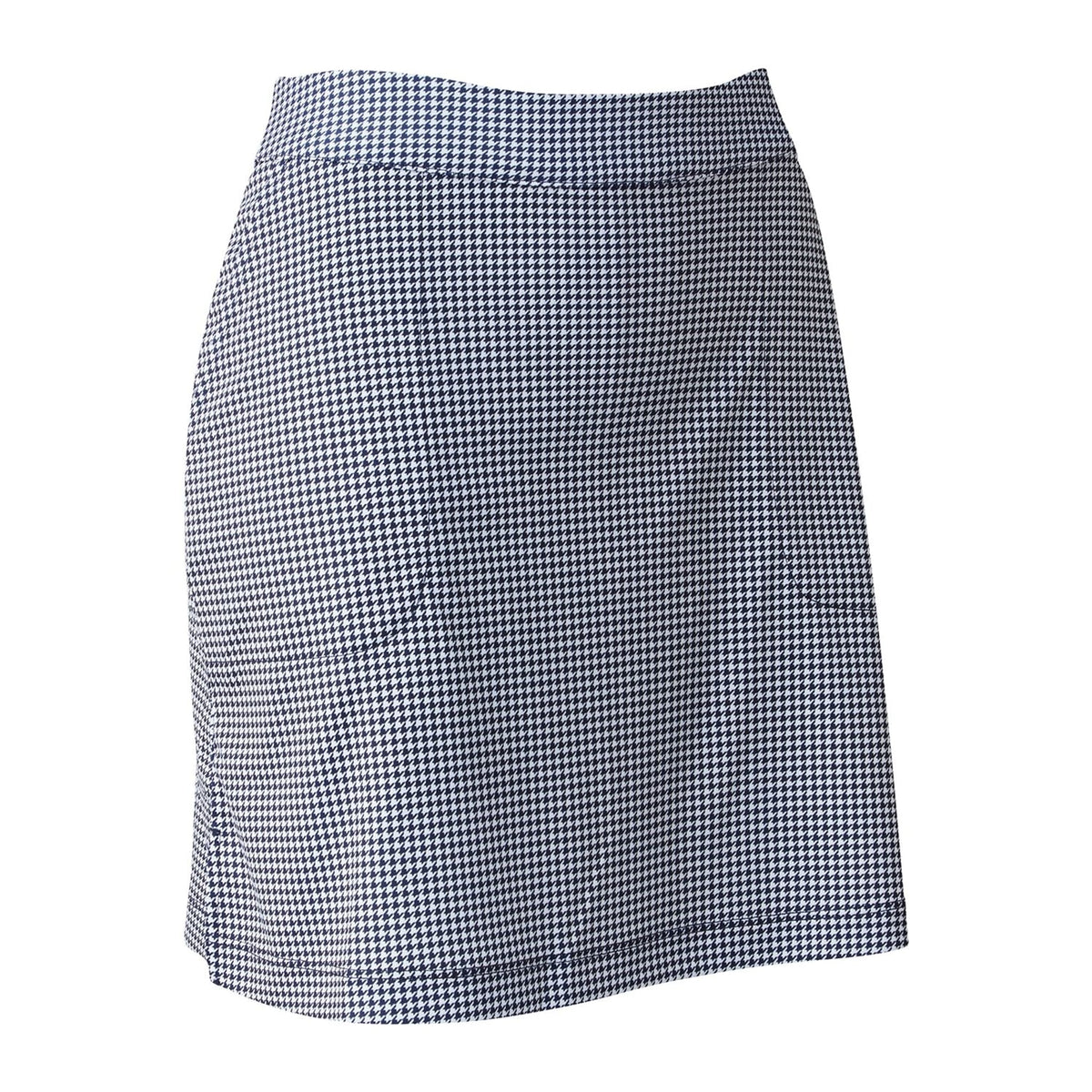 Houndstooth Print Skort