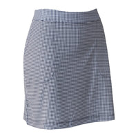 Houndstooth Print Skort