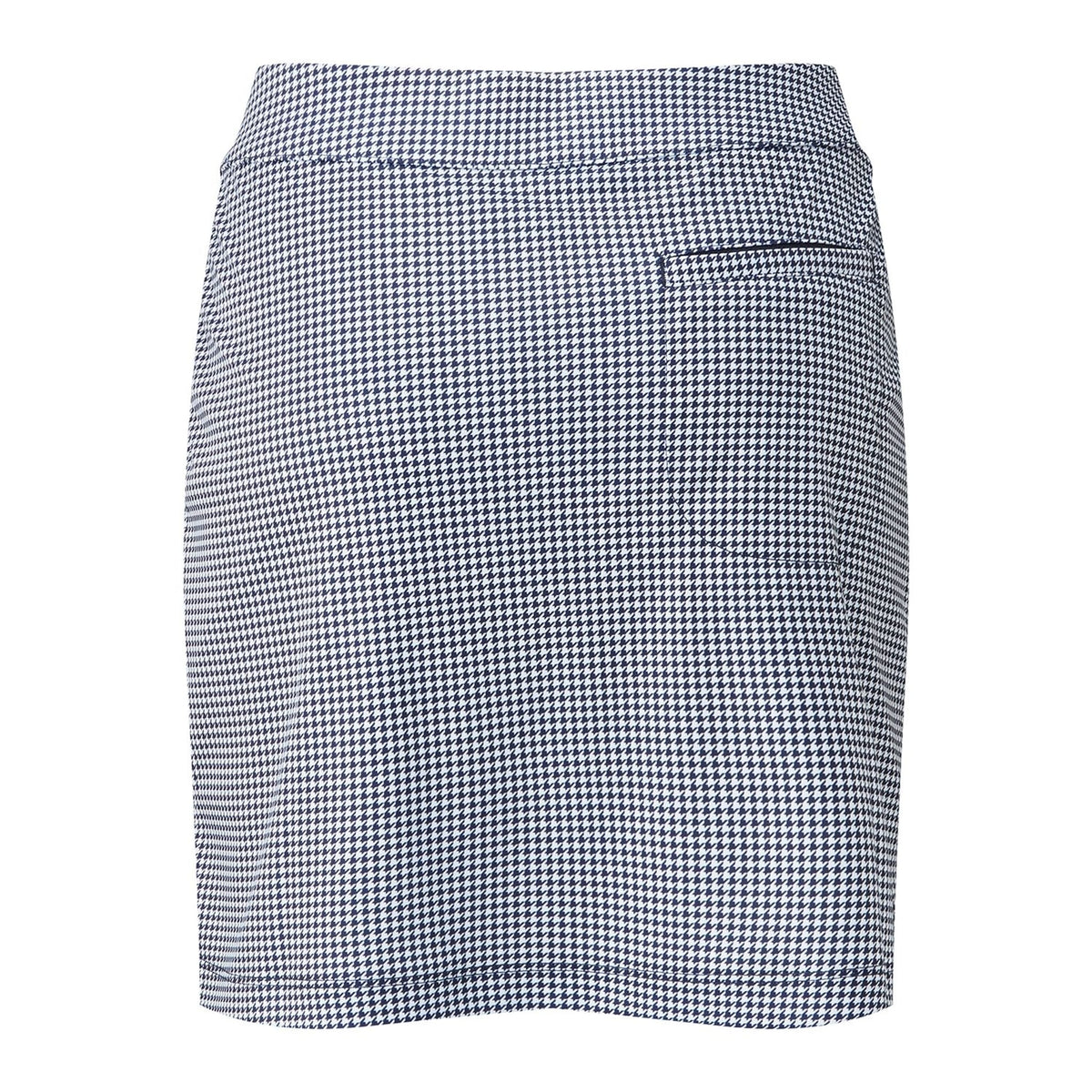Houndstooth Print Skort
