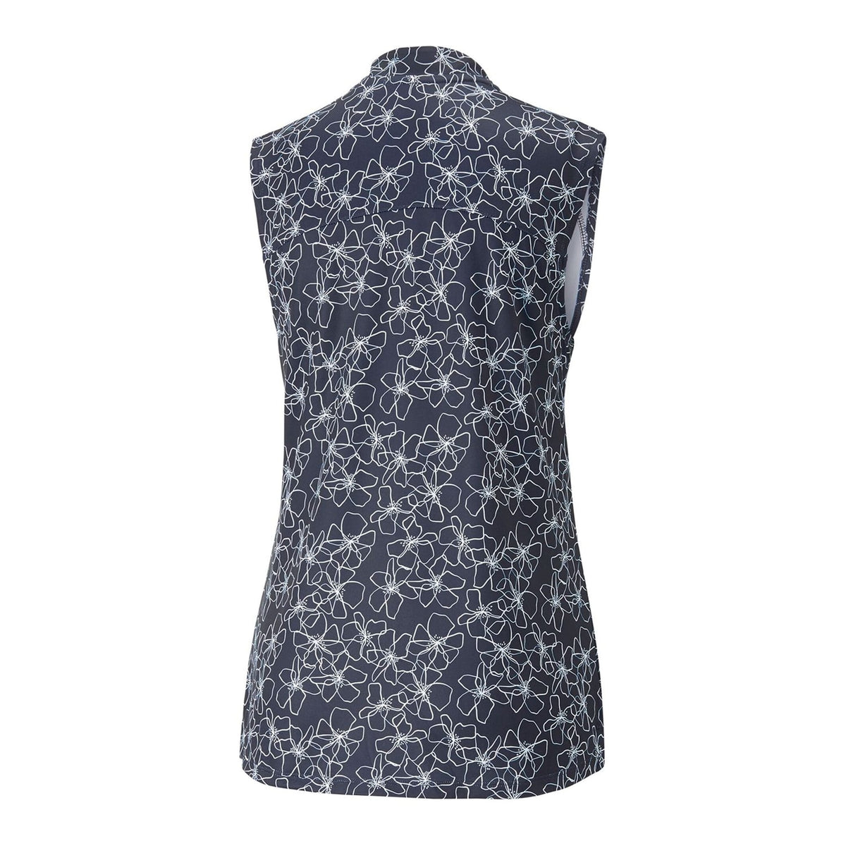 Cloudspun Island Flower Polo aermellos
