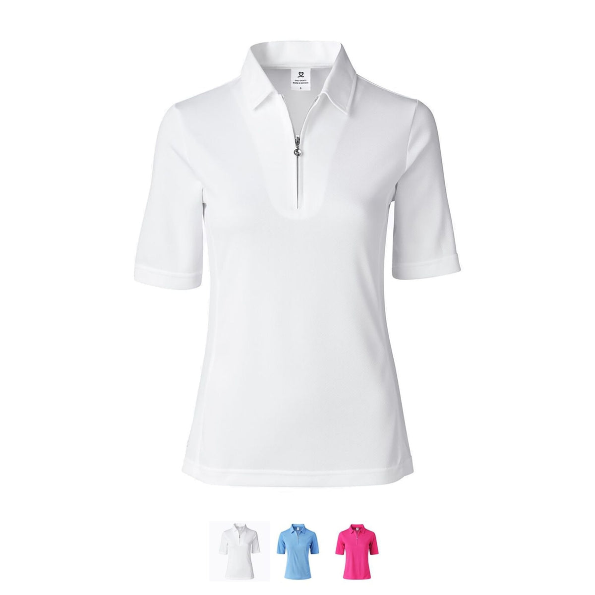 Daily Sports Macy Golf Polo Weiß Langarm XS Damen