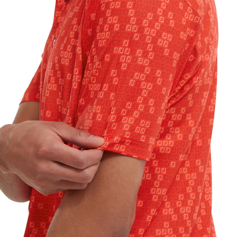 Digital Camo Print Lisle Polo
