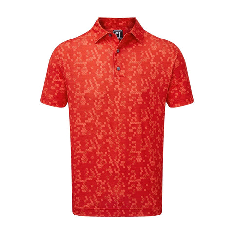 Digital Camo Print Lisle Polo