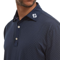 Footjoy Diamond Dot Print Lisle Polo Herren