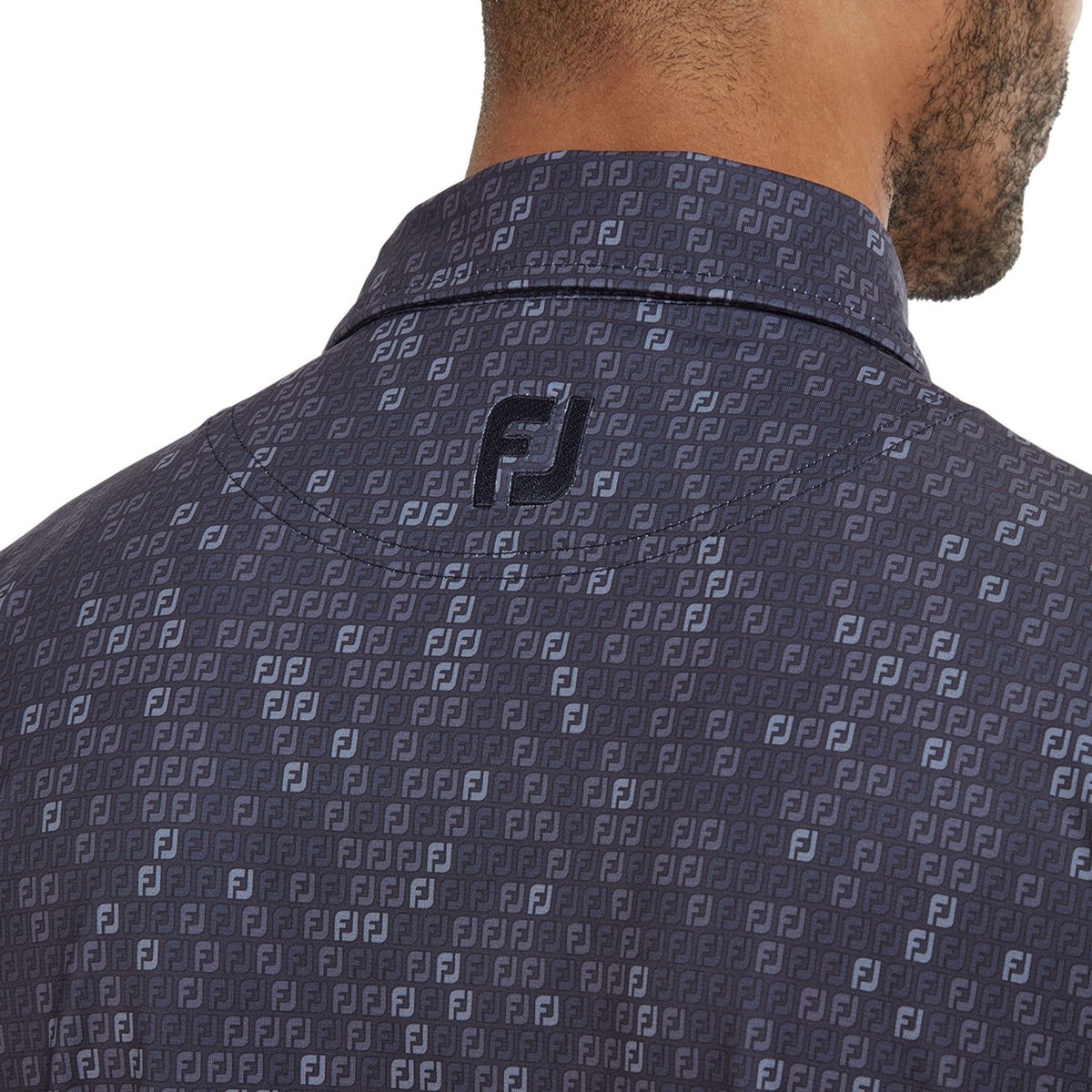 Footjoy Digital Camo Print Lisle Polo Herren