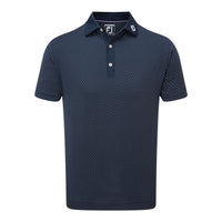 Footjoy Diamond Dot Print Lisle Polo Herren